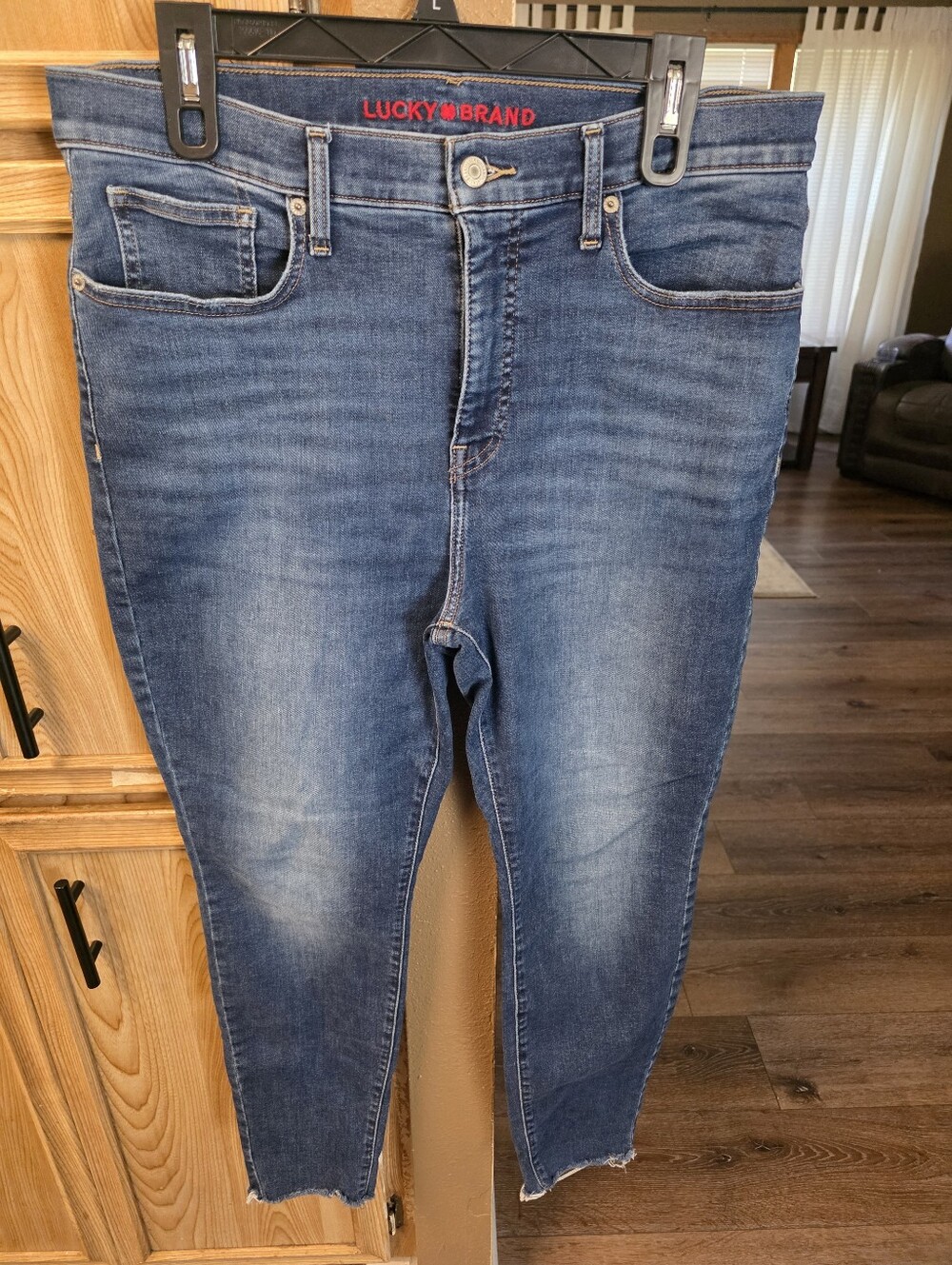 Lucky Brand Women's Blue Ankle Skinny Jeans